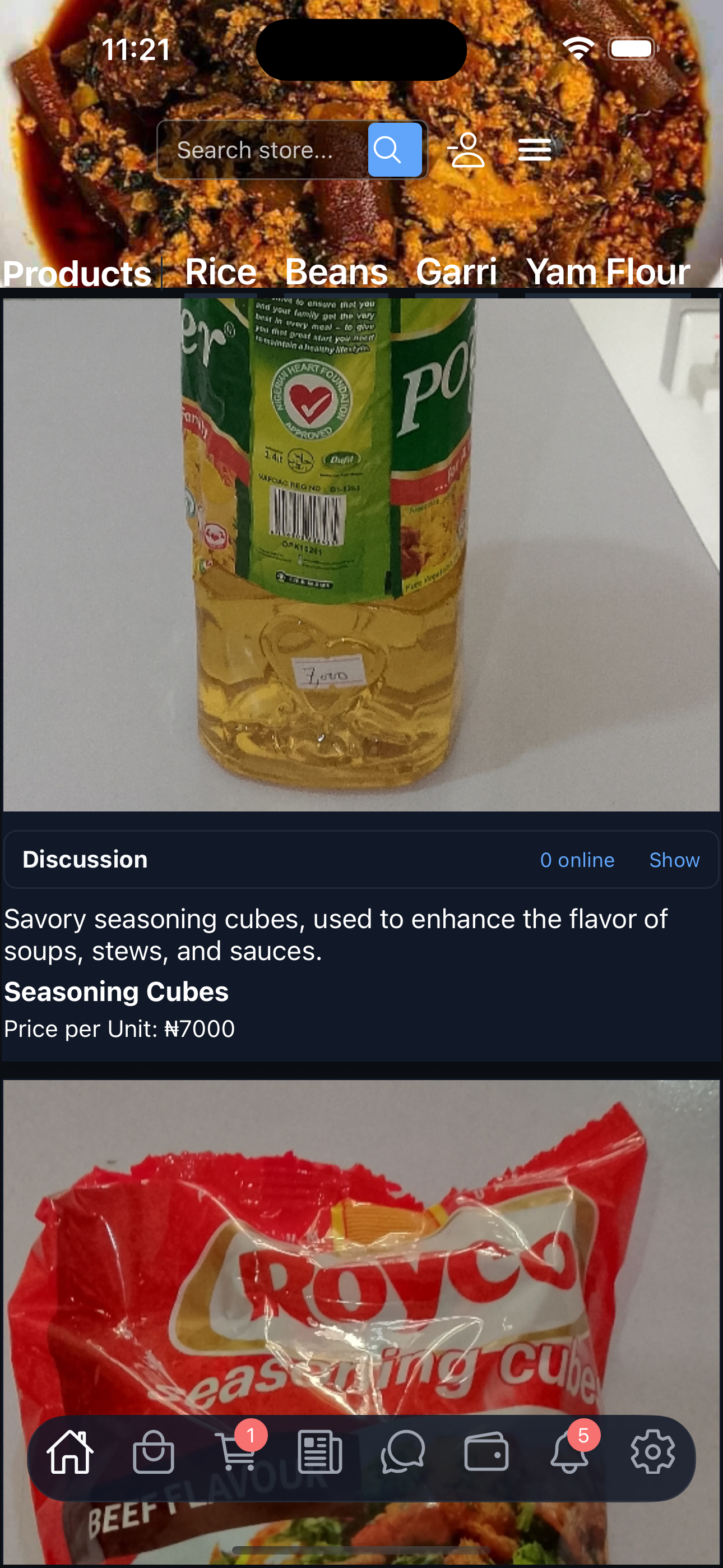 Tradeda app screenshot